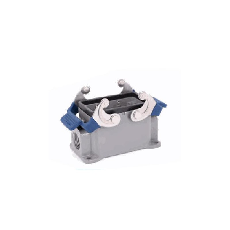 Embase en saillie 10B, Aluminium moulé sous pression, IP65, Sortie horizontale, PG16